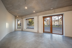 WILRIJK - Den Brandt: Completely renovated commercial ground floor of approx. 95m² next to Maison Guiette by Le Corbusier.