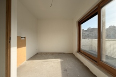 ANVERS - 't Zuid : Nouveau penthouse-duplex de 2 chambres à coucher avec 2 terrasses et vue latérale sur l'Escaut.