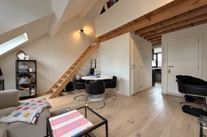 WILRIJK - Bij Nachtegalenpark: Mooi appartement met 1 slaapkamer in een gerenoveerde herenwoning.

BESCHRIJVING:

Het appartement is gelegen op de 3°verdieping en omvat :

Gezellige en lichtrijke leefruimte.
De keuken beschikt over vaatwasser, com