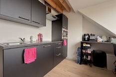 WILRIJK - Bij Nachtegalenpark: Mooi appartement met 1 slaapkamer in een gerenoveerde herenwoning.

BESCHRIJVING:

Het appartement is gelegen op de 3°verdieping en omvat :

Gezellige en lichtrijke leefruimte.
De keuken beschikt over vaatwasser, com